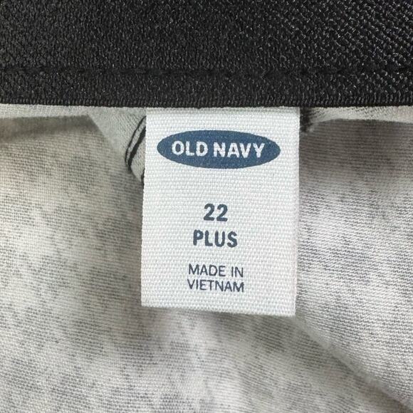 Old Navy Black White Houndstooth High Waisted Pull On Ankle Pants Womens Plus 22 - Picture 10 of 12